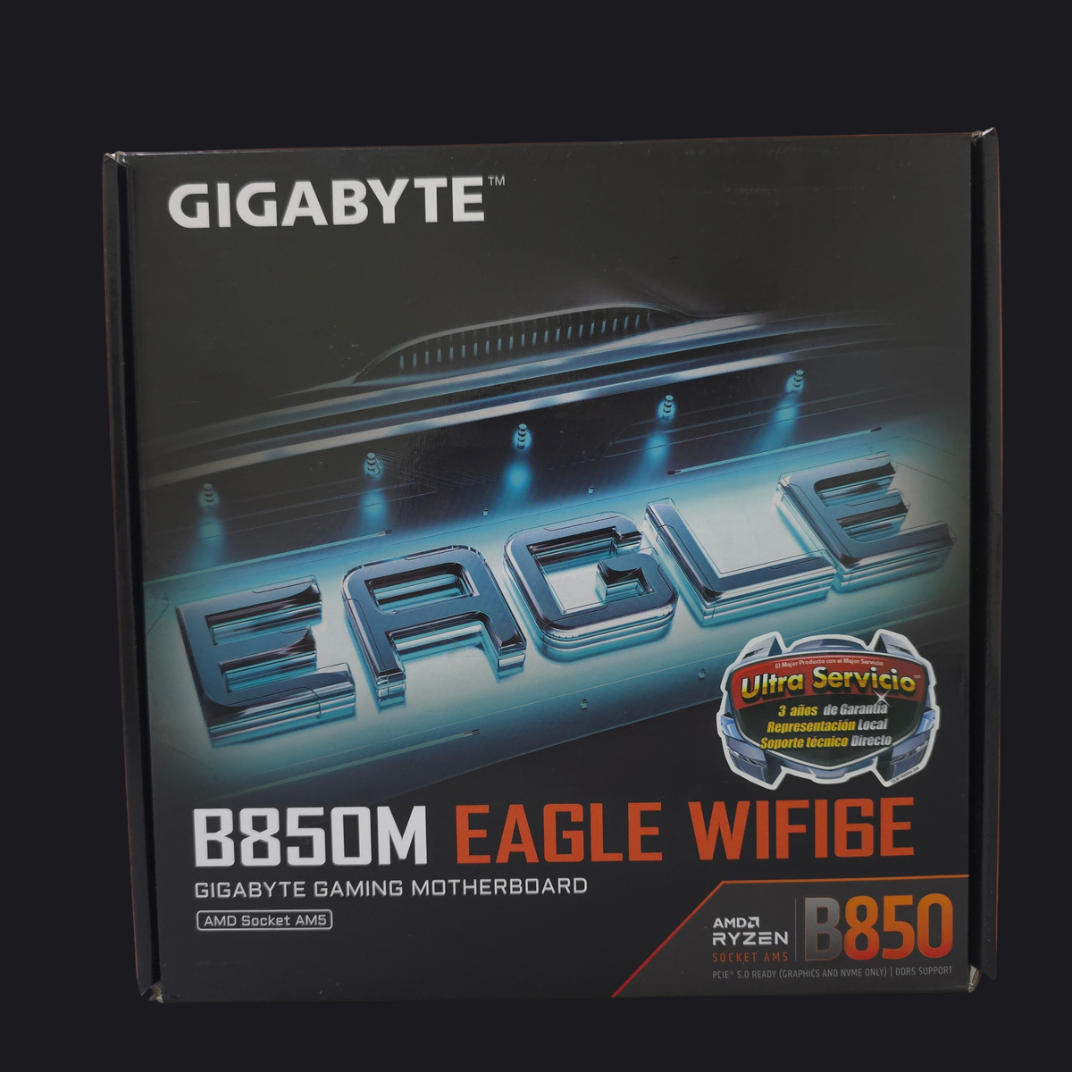 Tarjeta Madre Gigabyte B850M EAGLE WIFI6E (AM5, DDR5, Wi-Fi 6E, PCIe 5.0, Micro-ATX)