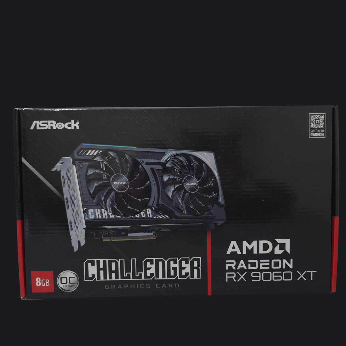 Tarjeta de Video ASRock Radeon RX 9060 XT Challenger OC 8GB GDDR6