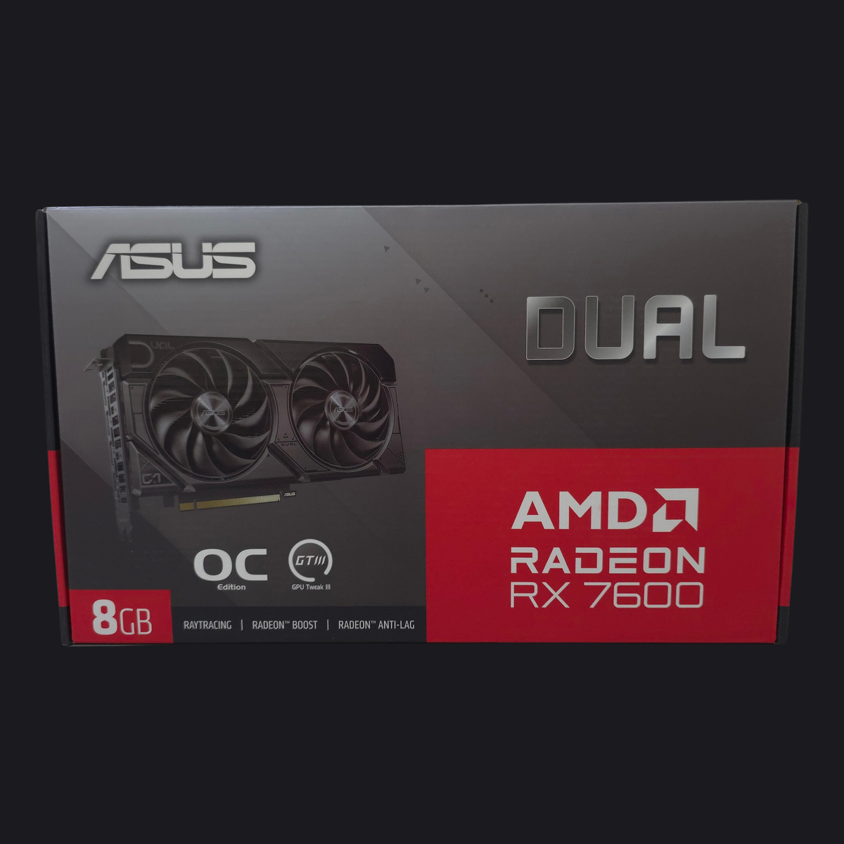 Tarjeta de Video ASUS Dual Radeon RX 7600 OC Edition 8GB GDDR6