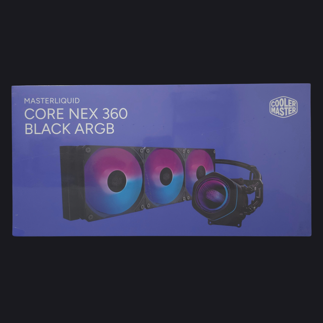 Enfriamiento Líquido Cooler Master MasterLiquid Core Nex 360 Black ARGB (AM4, AM5, Intel)