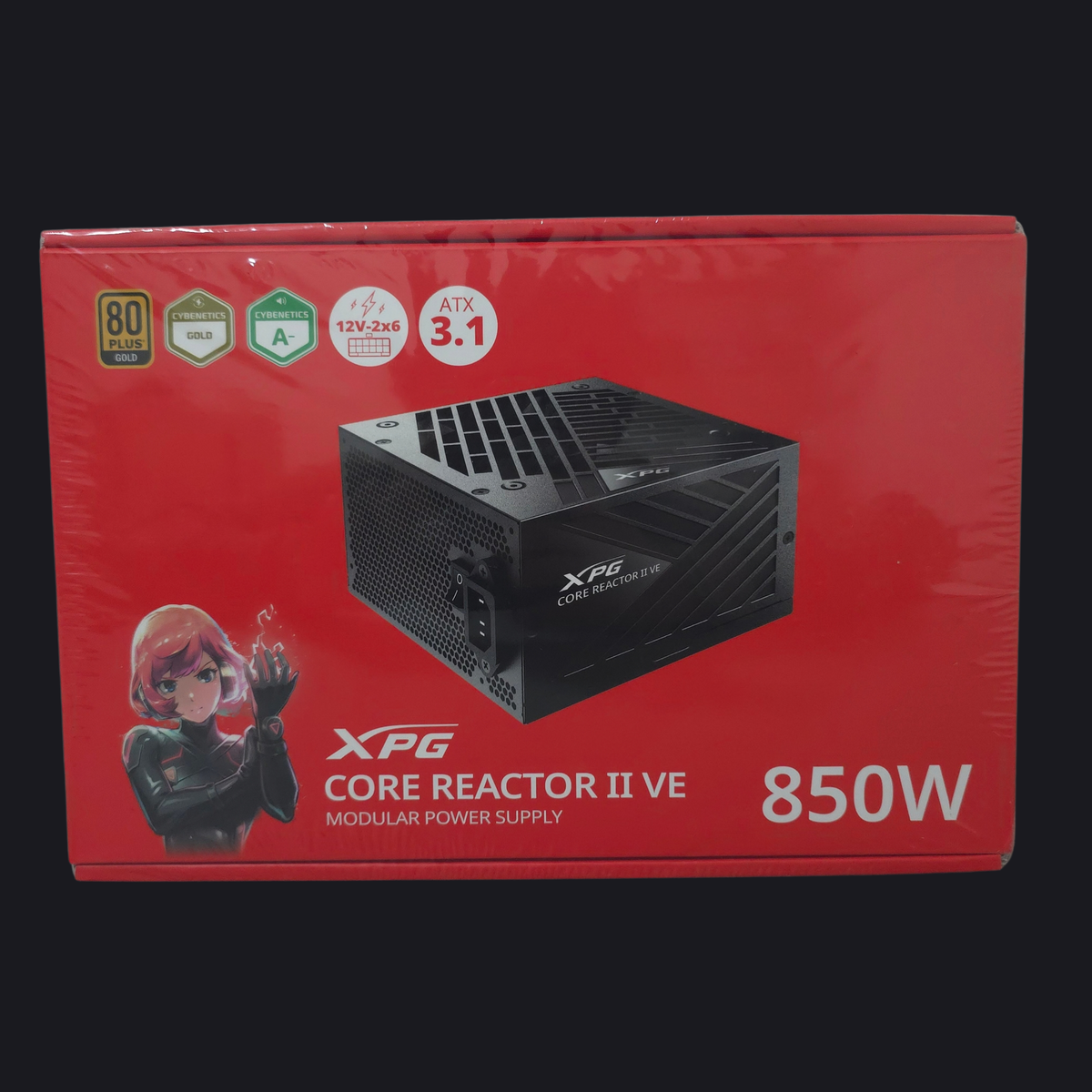 Fuente de Poder XPG Core Reactor II VE 850W 80 Plus Gold Modular (ATX 3.1)