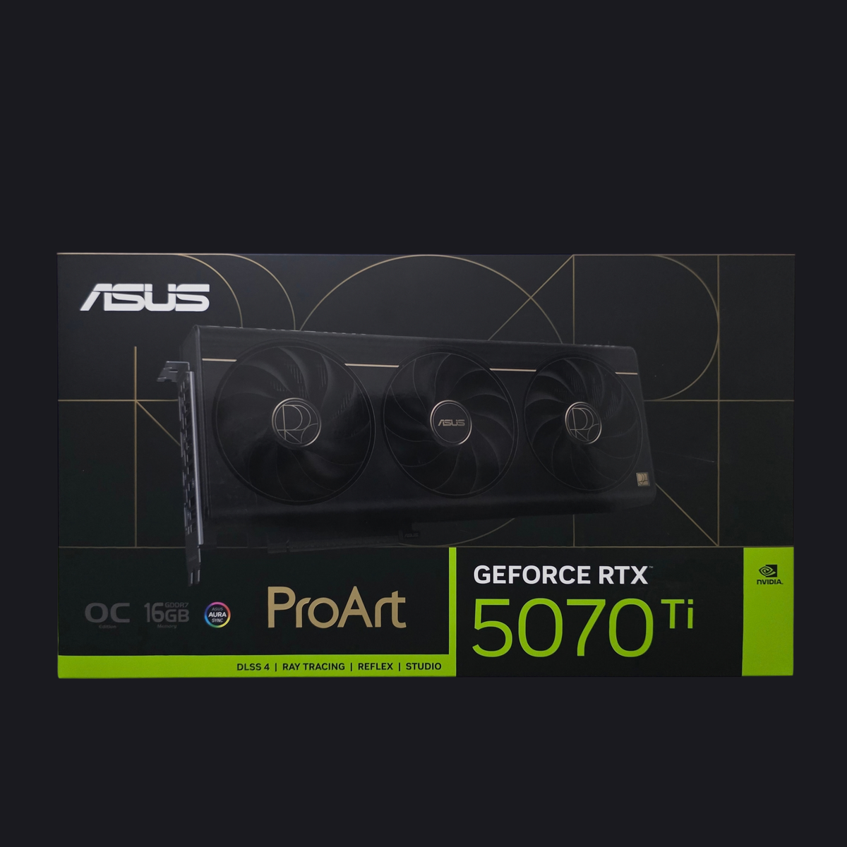 Tarjeta de Video ASUS ProArt GeForce RTX 5070 Ti OC 16GB GDDR7