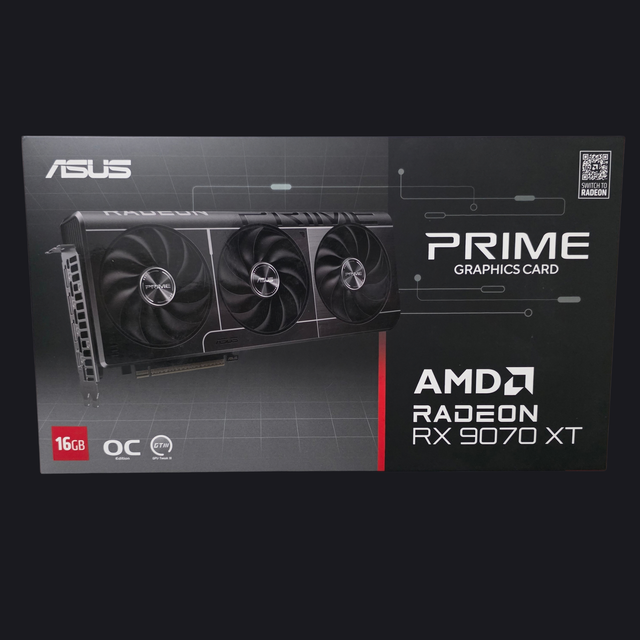 Tarjeta de Video ASUS Prime Radeon RX 9070 XT OC 16GB GDDR6