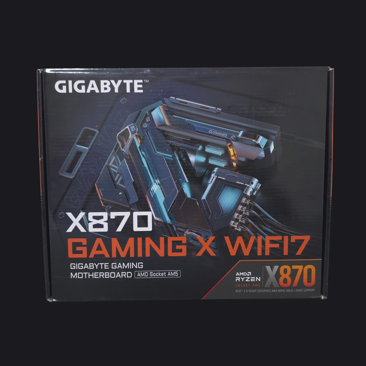 Tarjeta Madre Gigabyte X870 GAMING X WIFI7 (AM5, DDR5, Wi-Fi 7, PCIe 5.0, ATX)